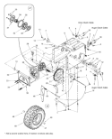 Page B Diagram and Parts List for 31AE643E401 2004 Yard Man Snow Blower